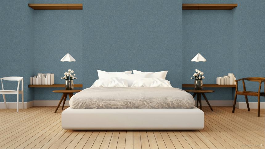 Vliesová tapeta na zeď, modrá, imitace žíhané látky, SF1116, Surfaces, Grandeco