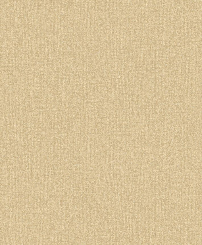 Vliesová tapeta na zeď, žluto-béžová, krémová, imitace žíhané látky, SF1117, Surfaces, Grandeco