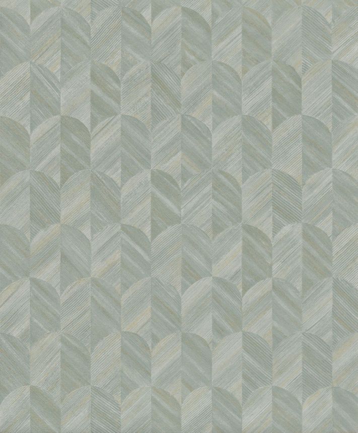 Vliesová tapeta na zeď, tyrkysová, grafická, SF3212, Surfaces, Grandeco