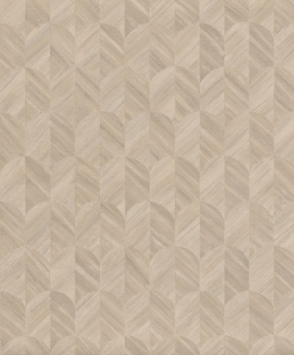 Vliesová tapeta na zeď, béžovo-šedá, grafická, SF3214, Surfaces, Grandeco