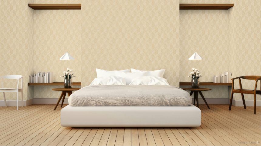 Vliesová tapeta na zeď, krémová, grafická, SF3217, Surfaces, Grandeco