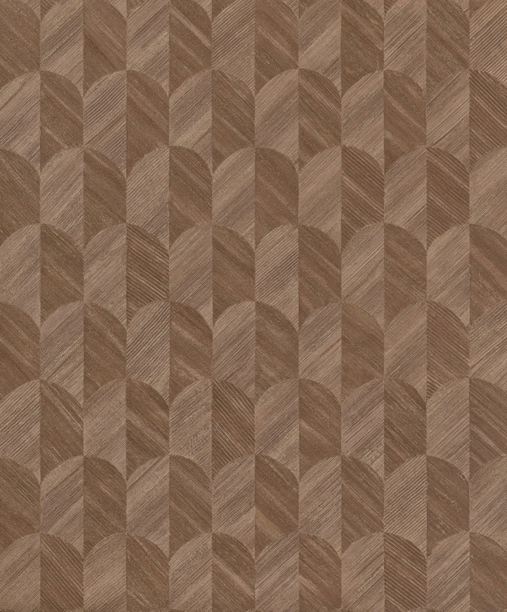 Vliesová tapeta na zeď, tmavě hnědá, grafická, SF3239, Surfaces, Grandeco