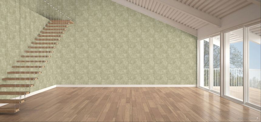 Vliesová tapeta na zeď, zelená, béžová, imitace látky, A85502, Structured Walls, Grandeco