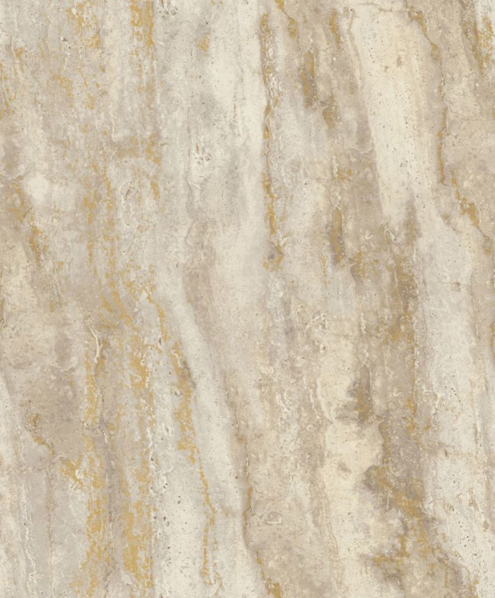 Luxusní vliesová tapeta  na zeď, šedá, béžová, imitace mramoru, A81702, Structured Walls, Grandeco