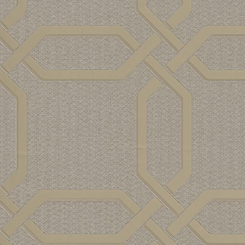 Luxusní geometrická vliesová tapeta Z21106, Metropolis, Zambaiti Parati