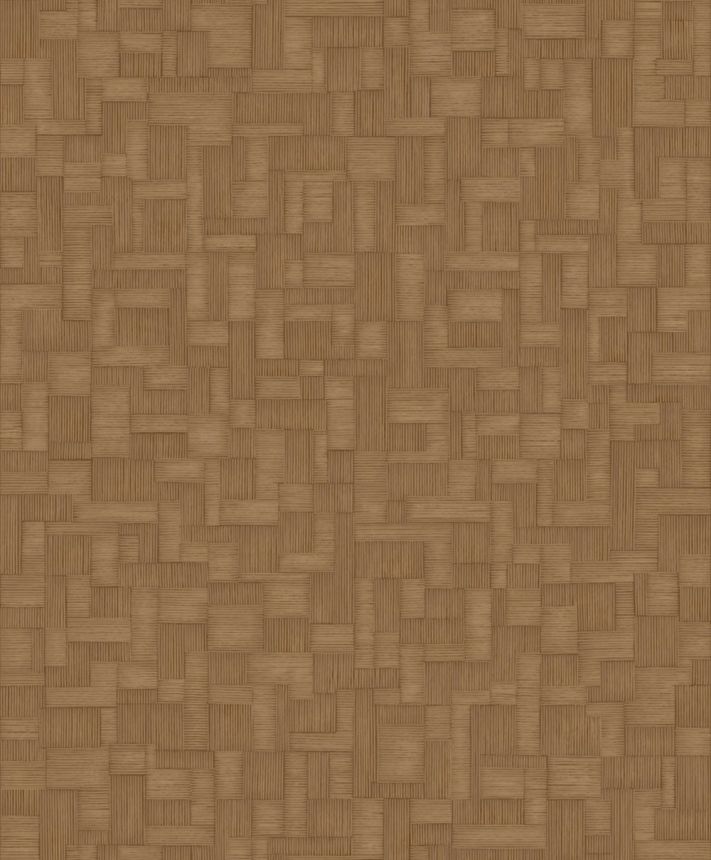 Geometrická vliesová tapeta na zeď, světle hnědá, A85204, Structured Walls, Grandeco