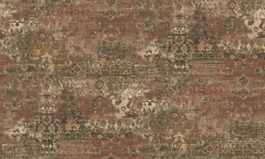 Vliesová tapeta na zeď, červená, vintage ornamenty, CO3103, Concept, Grandeco