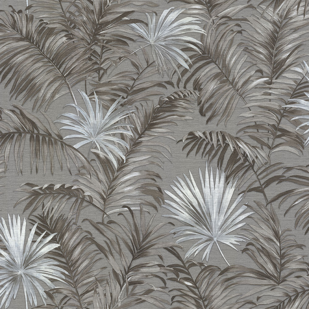 Vliesová tapeta na zeď, látková textura, palmové listy 45206, Feeling, Emiliana