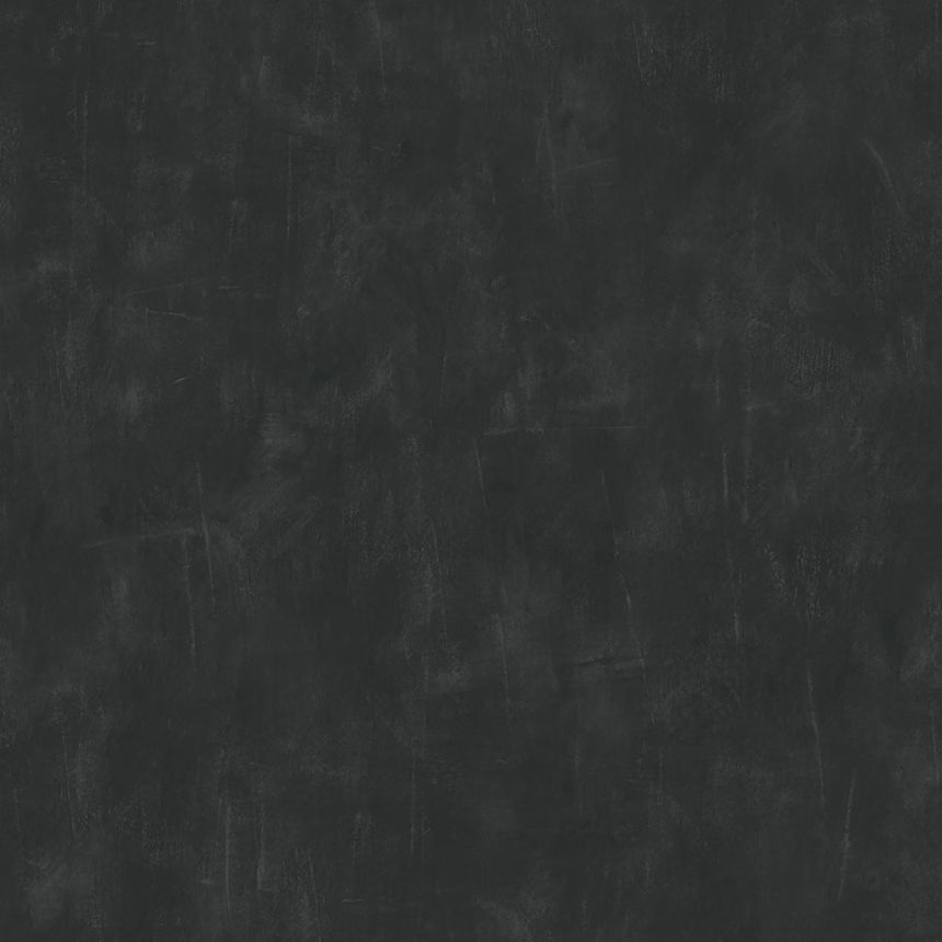 Černá, jemně žíhaná vliesová tapeta na zeď 136408, Black & White, Esta