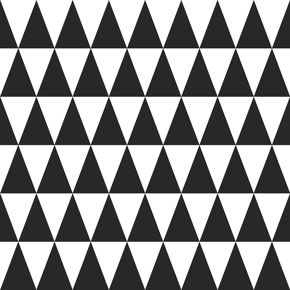 Vliesová tapeta s čenými a bílými trojúhelníky 128845, Little Bandits, Black & White, Esta