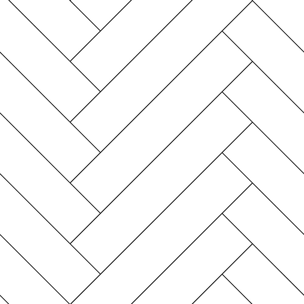 Bílá vliesová tapeta s parketovým vzorem 139219, Art Deco, Esta