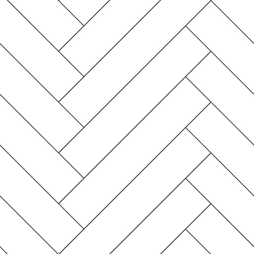 Bílá vliesová tapeta s parketovým vzorem 139219, Art Deco, Esta
