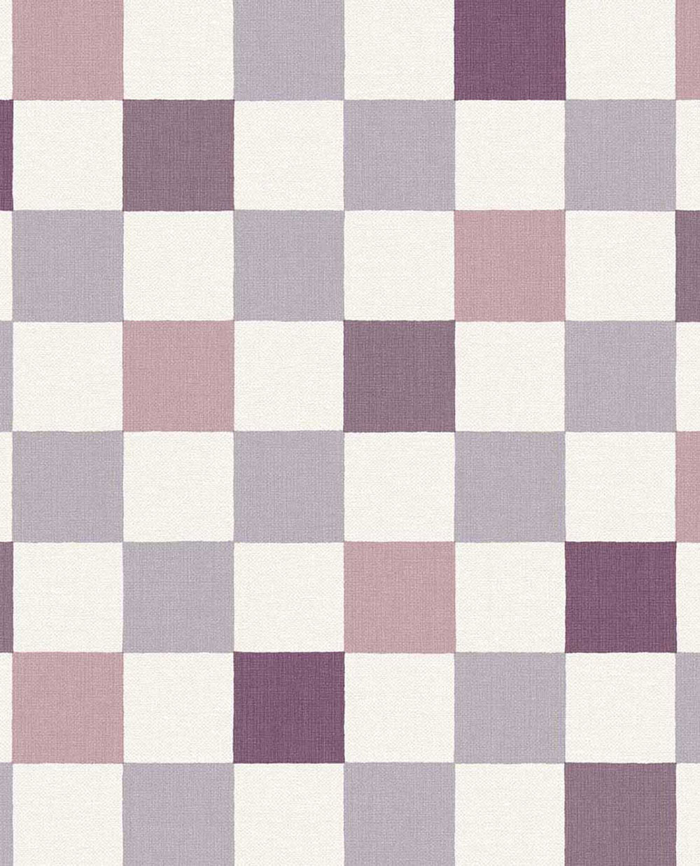 Vliesová tapeta na zeď, fialová, růžová, imitace kostkované látky, 363148, Tiny Treasures, Eijffinger