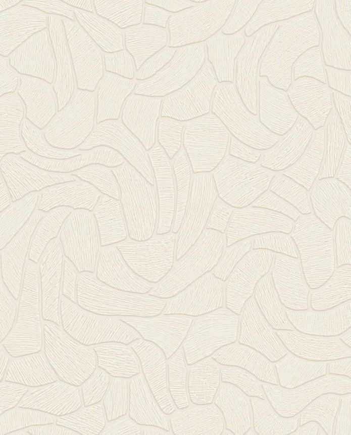 Geometrická vliesová tapeta na zeď, krémová, kámen, 363210, Calm Crafted, Eijffinger