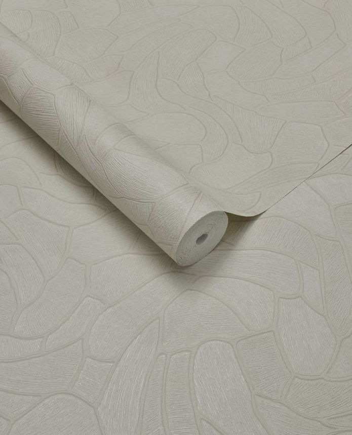 Geometrická vliesová tapeta na zeď, krémová, kámen, 363210, Calm Crafted, Eijffinger