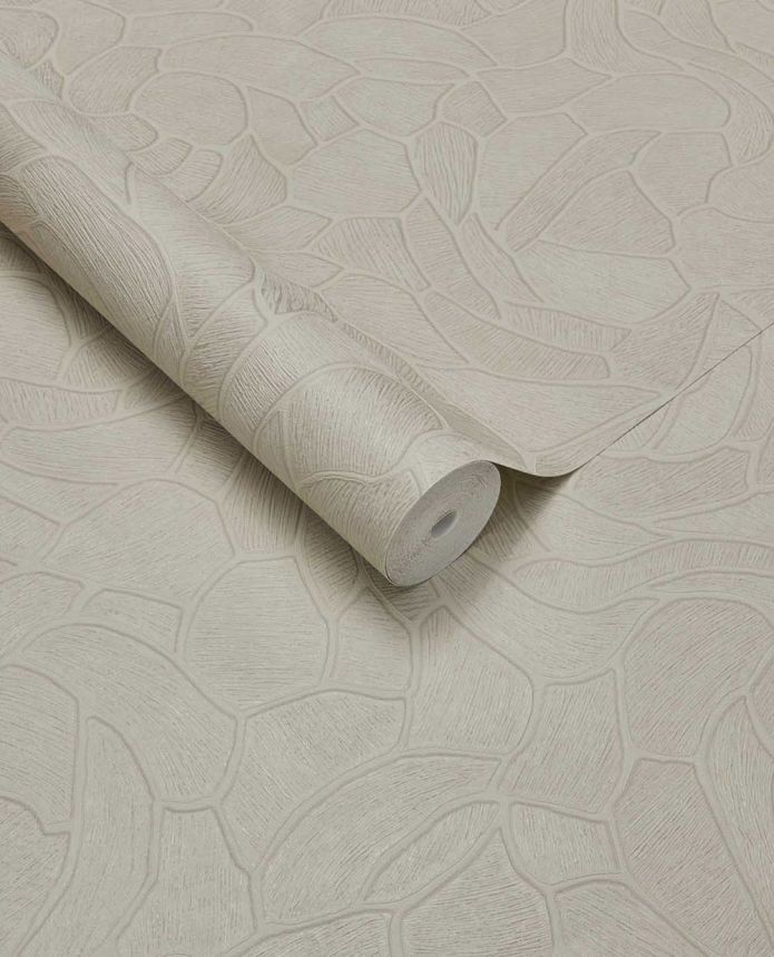 Geometrická vliesová tapeta na zeď, béžovo-krémová, kámen, 363212, Calm Crafted, Eijffinger