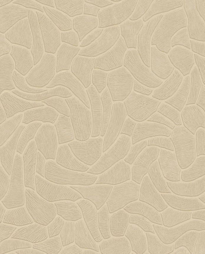Geometrická vliesová tapeta na zeď, béžová, kámen, 363213, Calm Crafted, Eijffinger