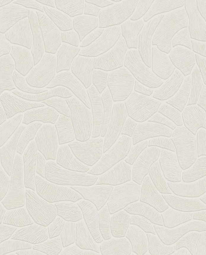 Geometrická vliesová tapeta na zeď, bílá, kámen, 363215, Calm Crafted, Eijffinger