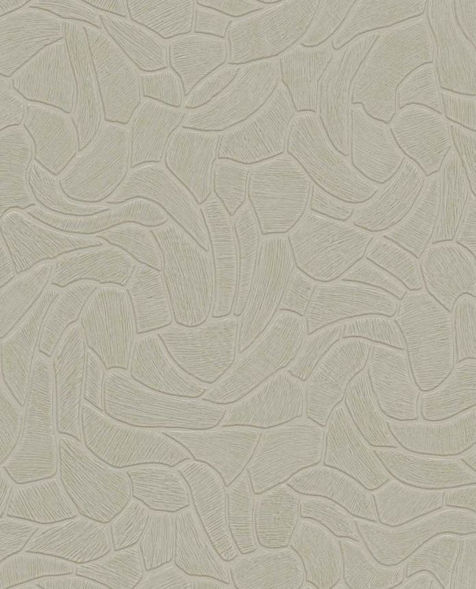 Geometrická vliesová tapeta na zeď, béžovo-zelená, kámen, 363218, Calm Crafted, Eijffinger