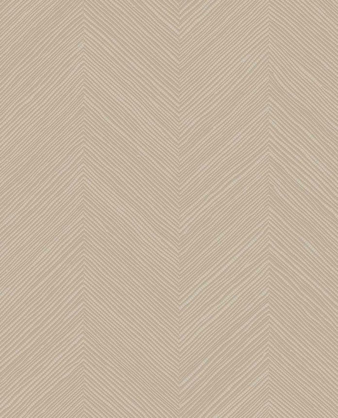 Geometrická vliesová tapeta na zeď, béžovo-krémová, imitace rohože, 363231, Calm Crafted, Eijffinger