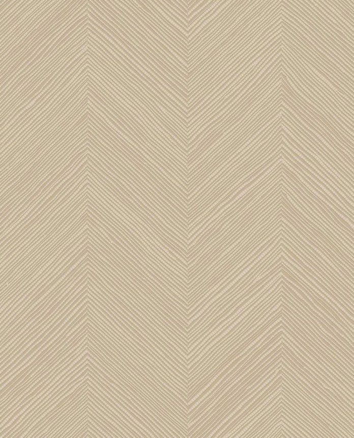 Geometrická vliesová tapeta na zeď, béžová, imitace rohože, 363234, Calm Crafted, Eijffinger
