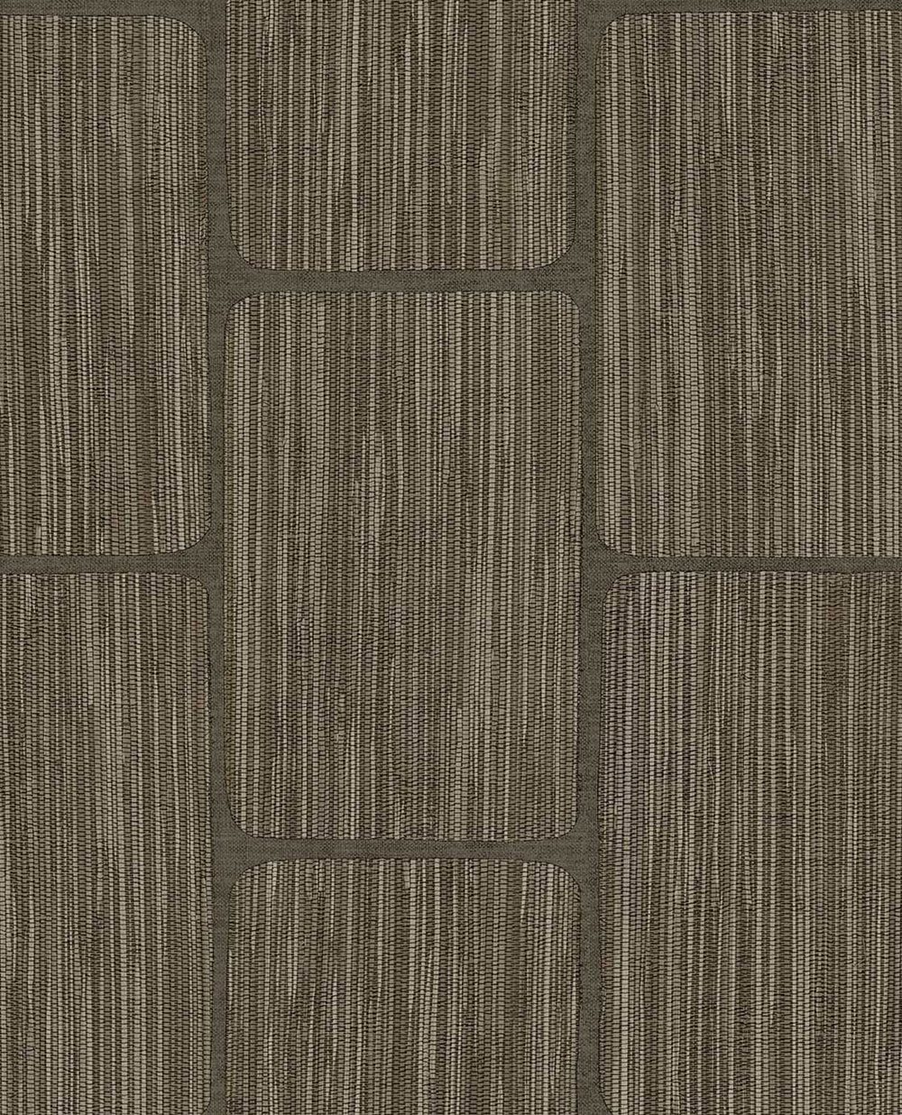 Geometrická vliesová tapeta na zeď, hnědá, 363250, Calm Crafted, Eijffinger