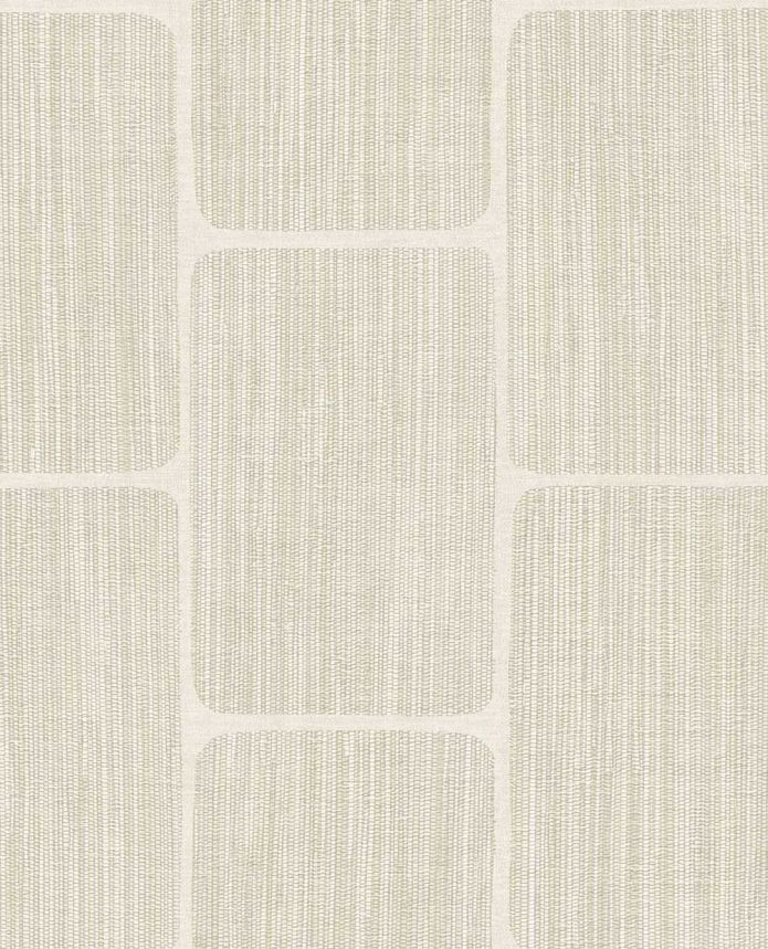 Geometrická vliesová tapeta na zeď, krémová, 363254, Calm Crafted, Eijffinger