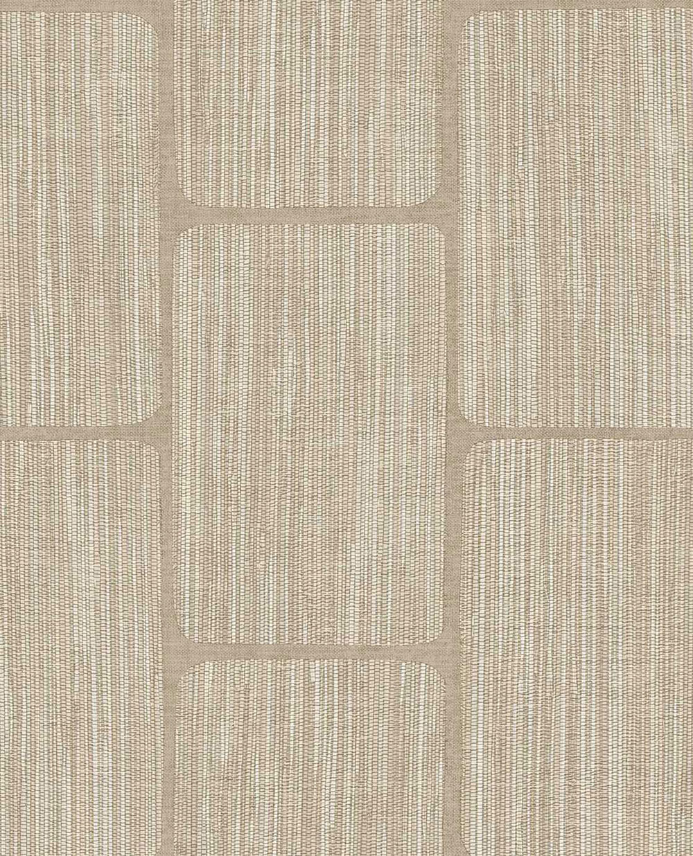 Geometrická vliesová tapeta na zeď, hnědo-béžová, 363255, Calm Crafted, Eijffinger