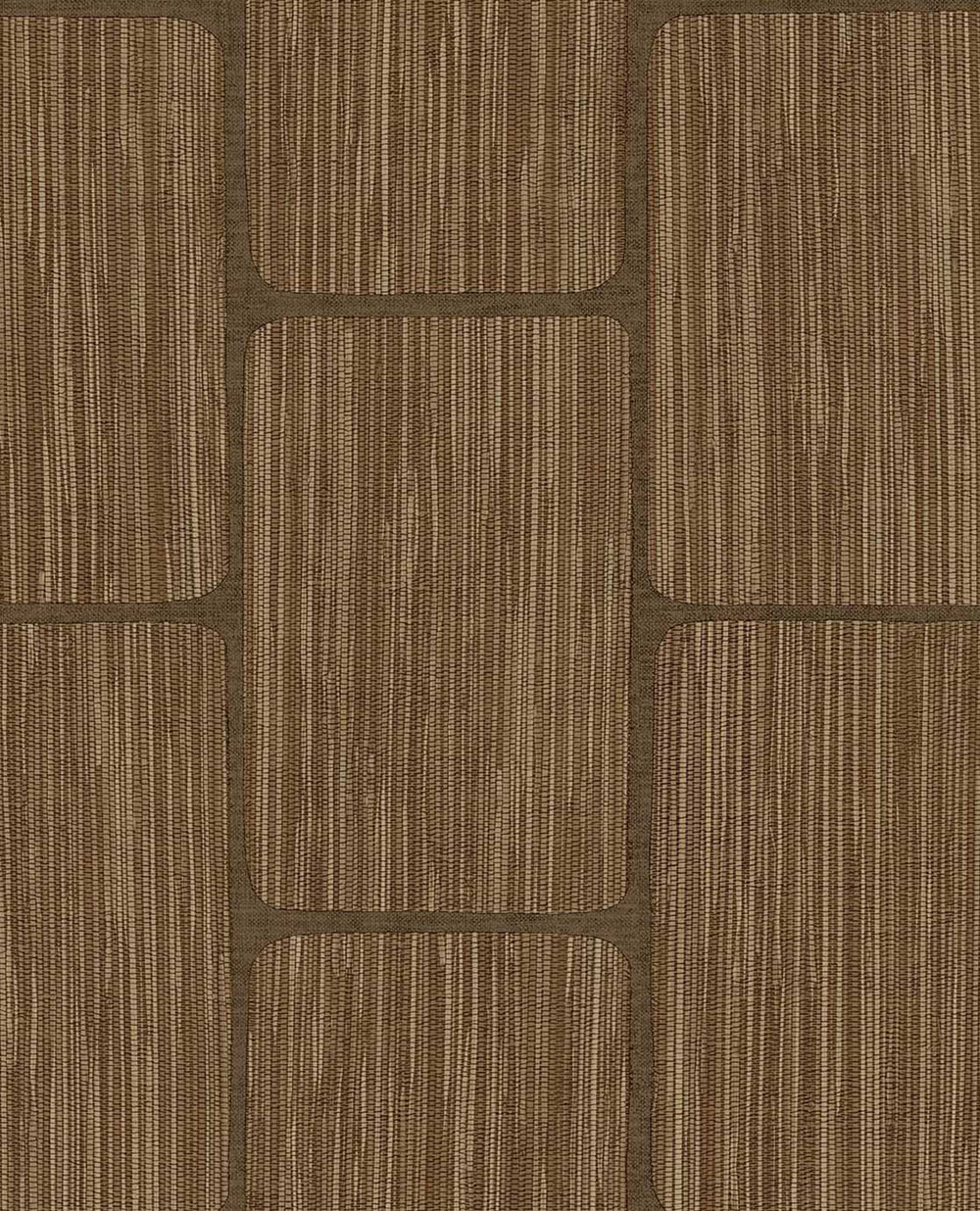 Geometrická vliesová tapeta na zeď, červeno-hnědá, 363256, Calm Crafted, Eijffinger