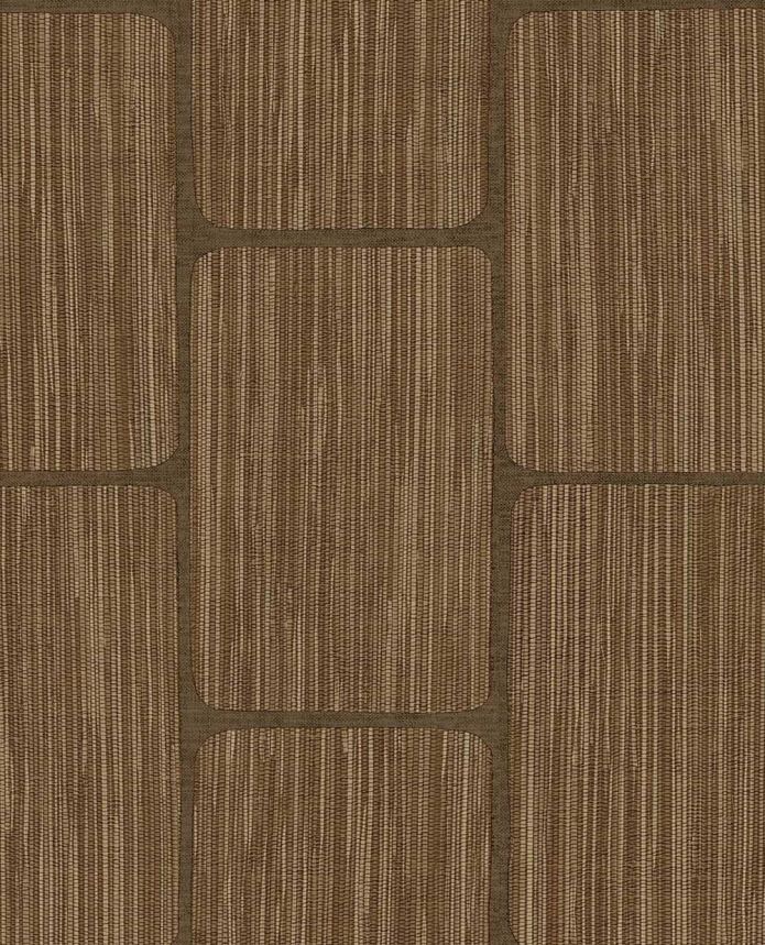 Geometrická vliesová tapeta na zeď, červeno-hnědá, 363256, Calm Crafted, Eijffinger