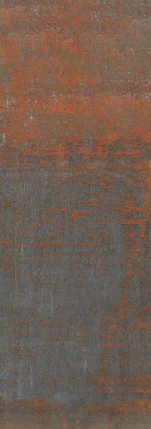 Luxusní vliesová obrazová tapeta, šedá, oranžová, Imitace rezavého plechu, DGERO4013-260, Erosion, Masureel