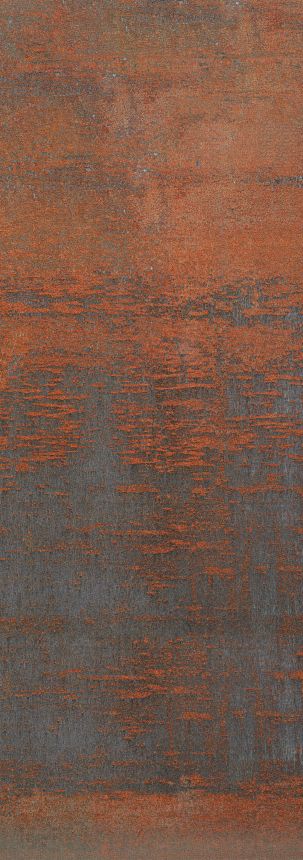 Luxusní vliesová obrazová tapeta, šedá, oranžová, Imitace rezavého plechu, DGERO4015-300, Erosion, Masureel
