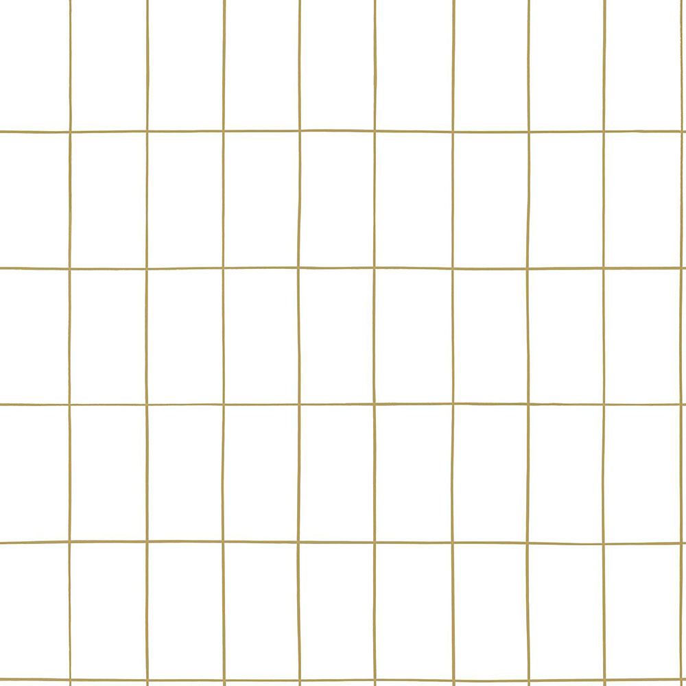 Bílá vliesová tapeta, zlaté obrysy obdélníků 139131, Black & White, Esta