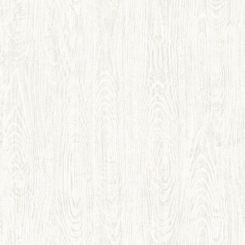 Metalická šedokrémová vliesová tapeta na zeď, imitace dřeva 347553, Matières - Wood, Origin