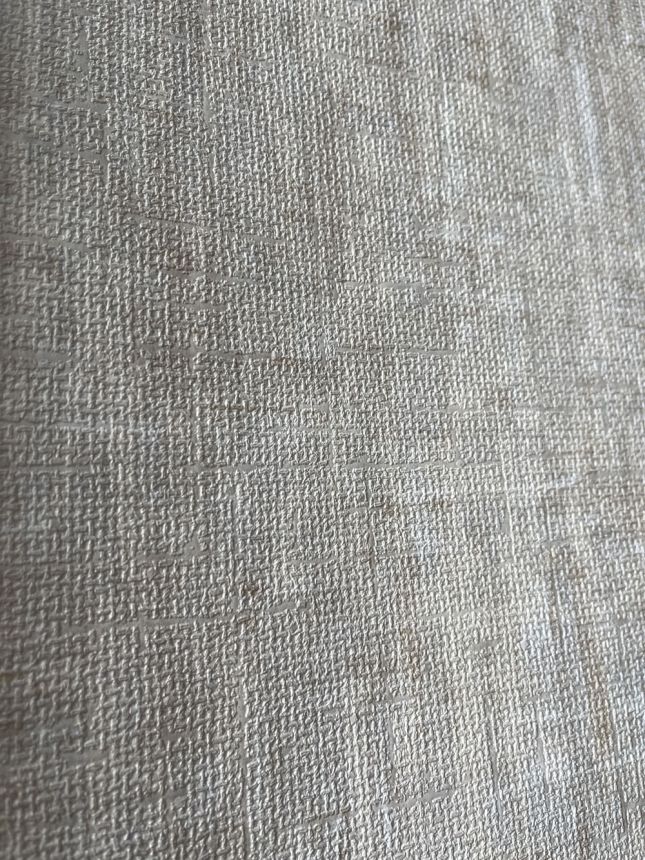Vliesová tapeta na zeď, šedá, béžová, imitace hrubé látky, RE521023, Renaissance, Design Id