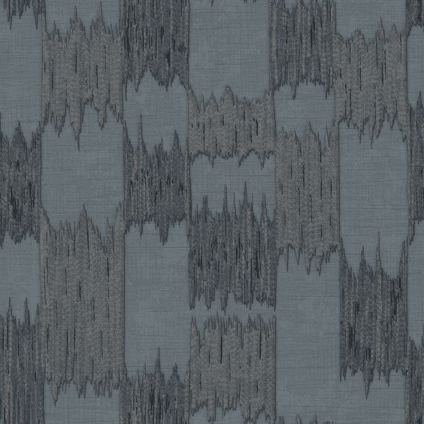 Abstraktní vliesová tapeta na zeď, šedo-modrá, modrá, RE521036, Renaissance, Design Id