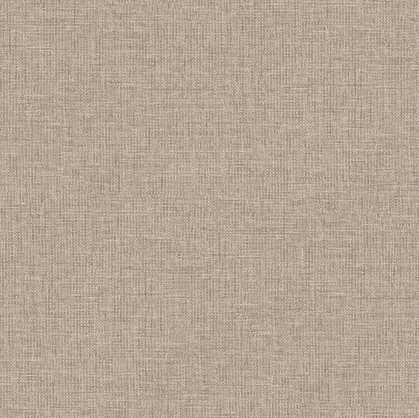 Vliesová tapeta na zeď, hnědá, šedo-béžová, imitace žíhané látky, RE521045, Renaissance, Design Id