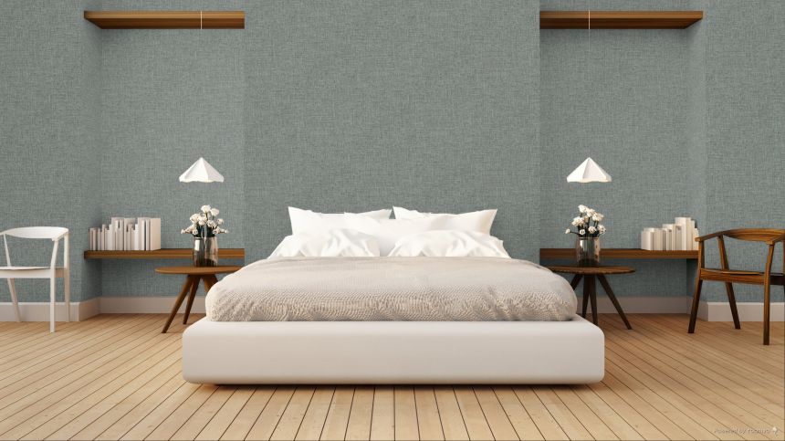 Vliesová tapeta na zeď, modrá, šedá, imitace žíhané látky, RE521046, Renaissance, Design Id