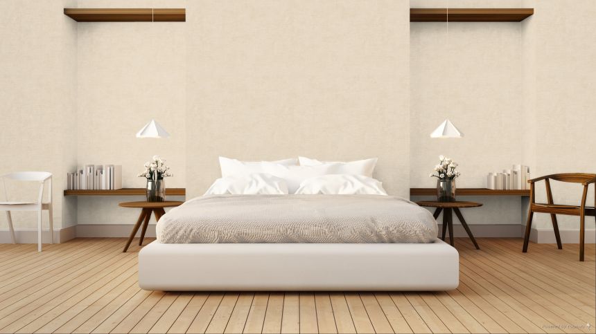 Béžová vliesová tapeta na zeď, imitace látky, RE521062, Renaissance, Design Id