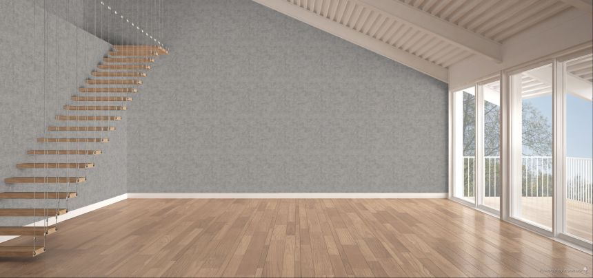 Taupe (šedo-béžová) vliesová tapeta na zeď, imitace látky, RE521065, Renaissance, Design Id
