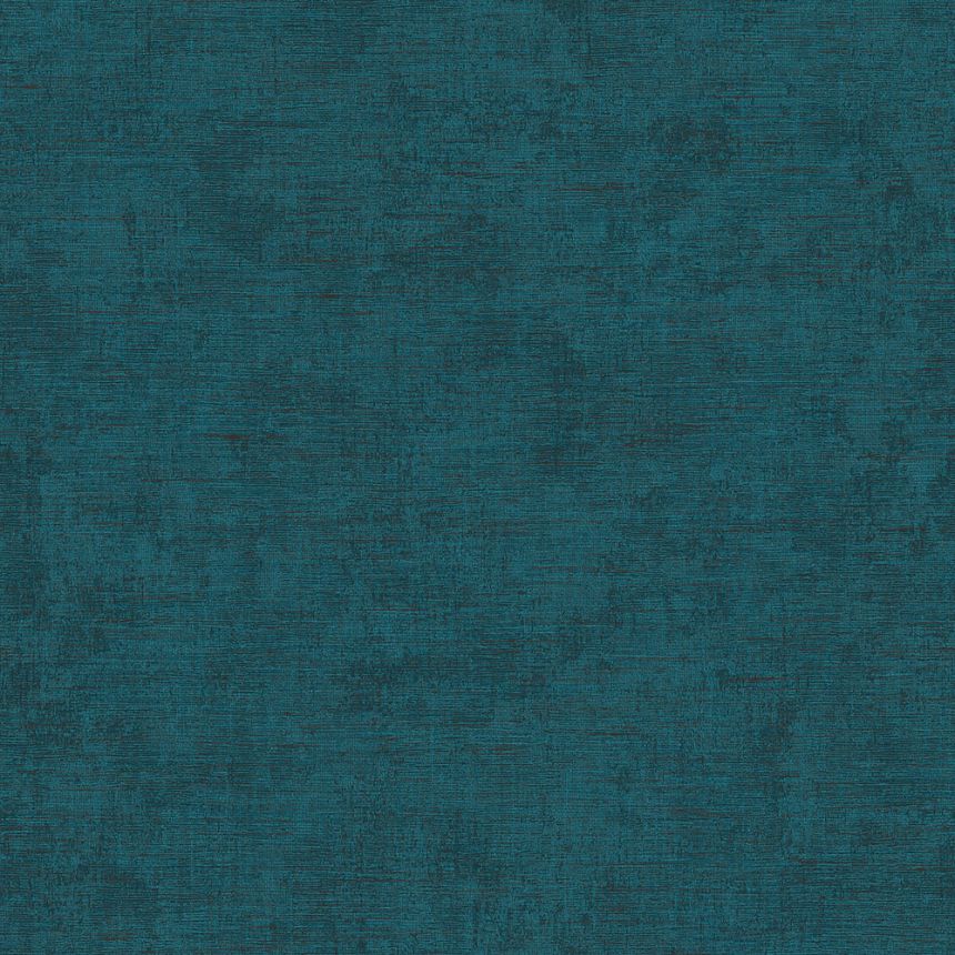 Petrolejová vliesová tapeta na zeď, imitace látky, RE521066, Renaissance, Design Id