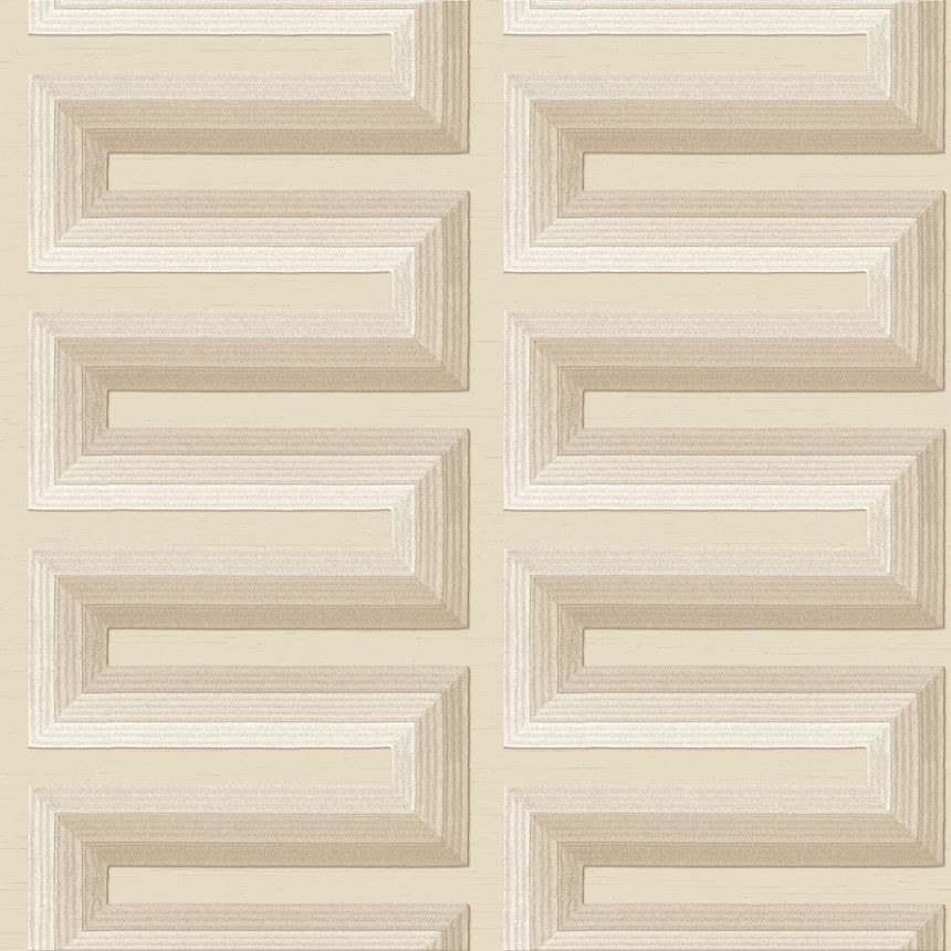 Světle béžová 3D vliesová tapeta na zeď, RE521072, Renaissance, Design Id