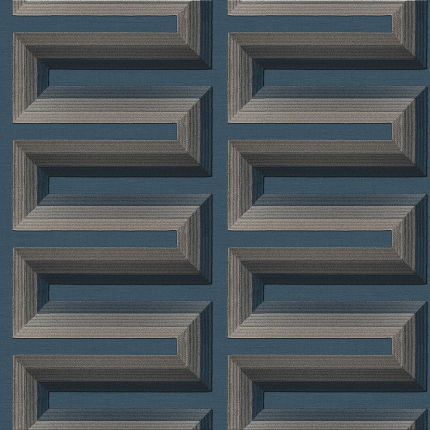 Tmavě modrá 3D vliesová tapeta na zeď, RE521076, Renaissance, Design Id