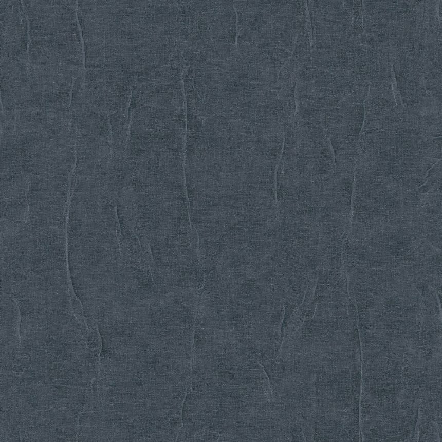 Tmavě modrá vliesová tapeta na zeď, imitace kamene, RE521086, Renaissance, Design Id