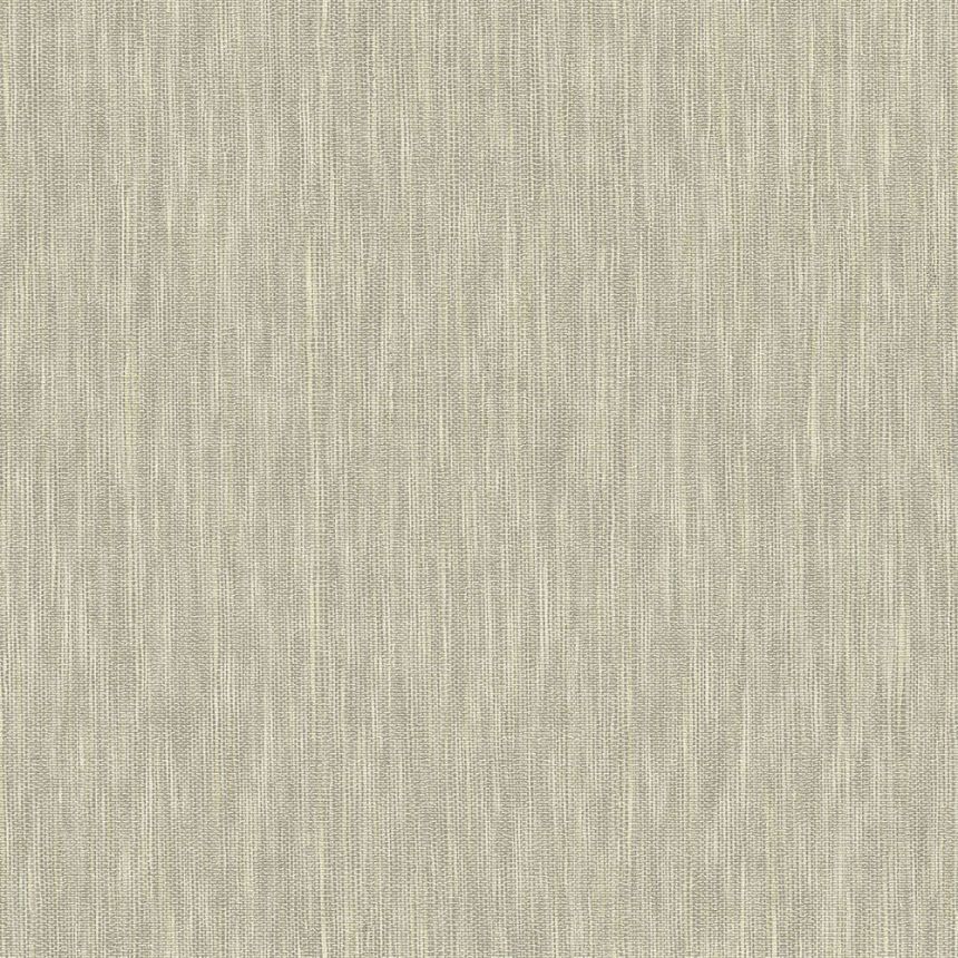 Metalická  šedobéžová vliesová tapeta, vzhled rohože 347362, Matières - Wood, Origin