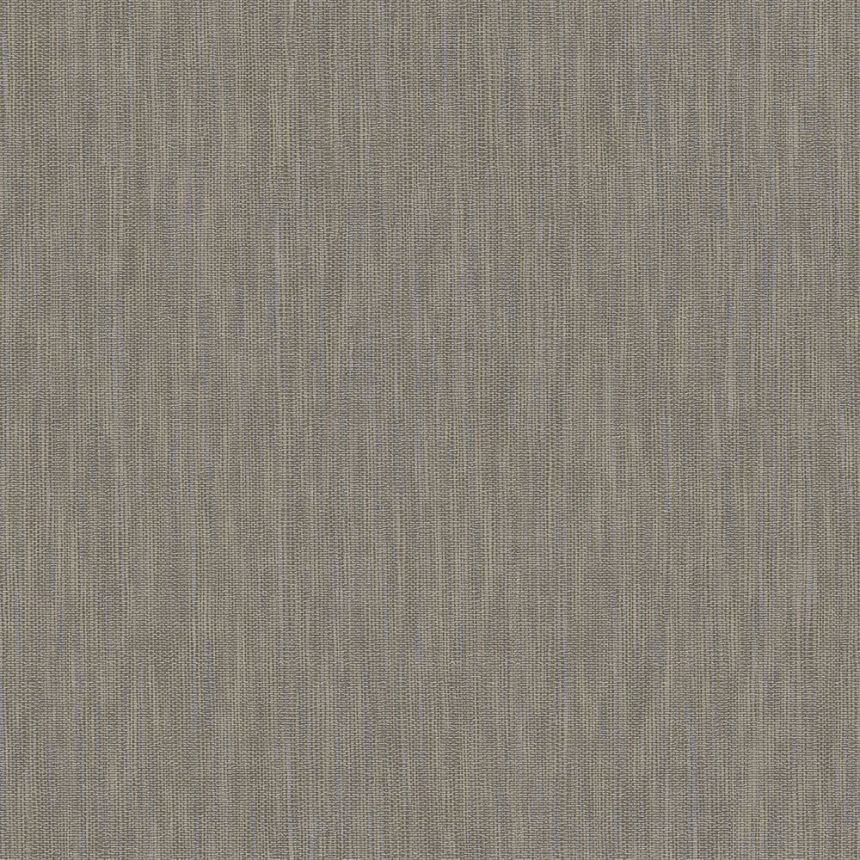 Metalická šedohnědá vliesová tapeta, vzhled rohože 347361, Matières - Wood, Origin