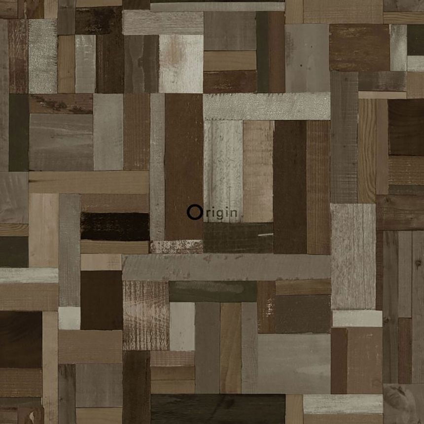 Vliesová tapeta Dřevo, imitace dřevěného obložení 337221, Matières - Wood, Origin