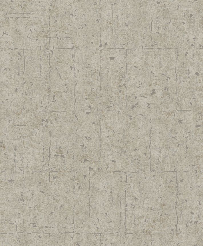 Tapeta imitující beton, béžovo-hnědá, S 82301, Pia, Novamur