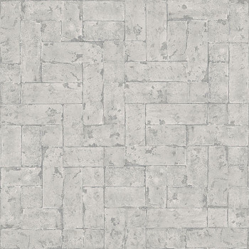 Vliesová tapeta na zeď šedá, imitace kamenného obkladu 347570, Matières - Stone, Origin