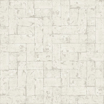 Vliesová tapeta na zeď šedá, imitace kamenného obkladu 347568, Matières - Stone, Origin